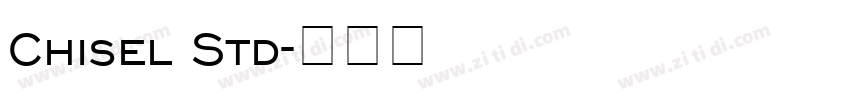 Chisel Std字体转换